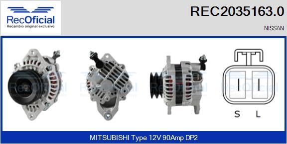 RECOFICIAL REC2035163.0 - Alternateur cwaw.fr