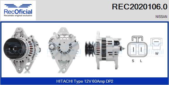 RECOFICIAL REC2020106.0 - Alternateur cwaw.fr