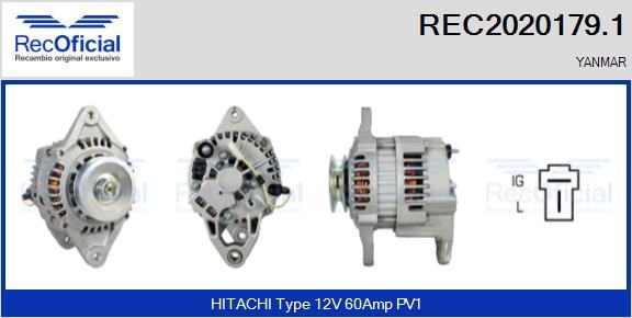 RECOFICIAL REC2020179.1 - Alternateur cwaw.fr