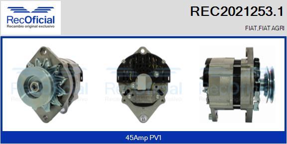 RECOFICIAL REC2021253.1 - Alternateur cwaw.fr