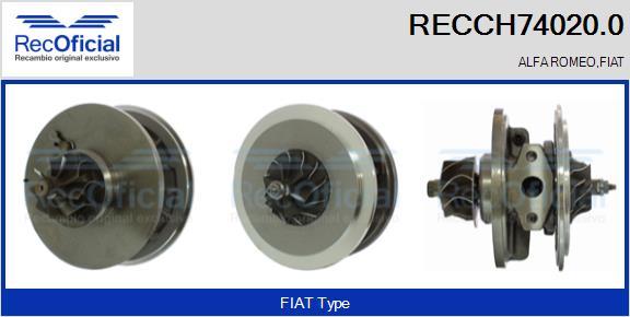 RECOFICIAL RECCH74020.0 - Carter central, compresseur cwaw.fr