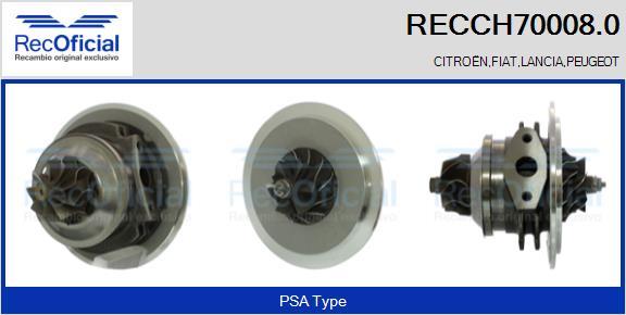 RECOFICIAL RECCH70008.0 - Carter central, compresseur cwaw.fr