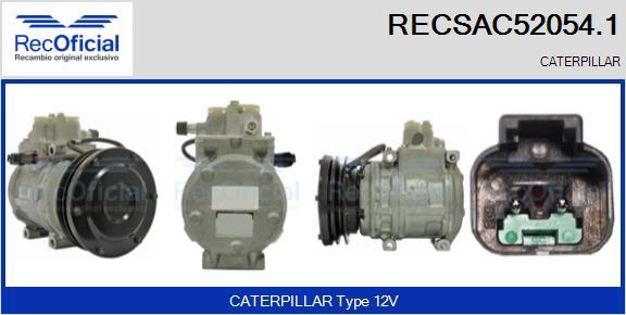 RECOFICIAL RECSAC52054.1 - Compresseur, climatisation cwaw.fr