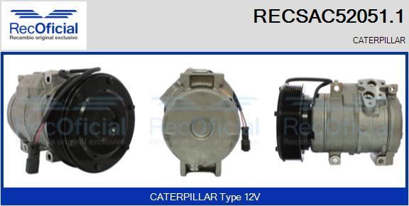 RECOFICIAL RECSAC52051.1 - Compresseur, climatisation cwaw.fr