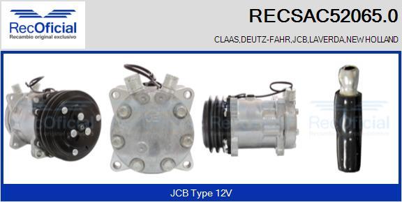 RECOFICIAL RECSAC52065.0 - Compresseur, climatisation cwaw.fr