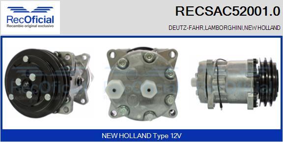 RECOFICIAL RECSAC52001.0 - Compresseur, climatisation cwaw.fr