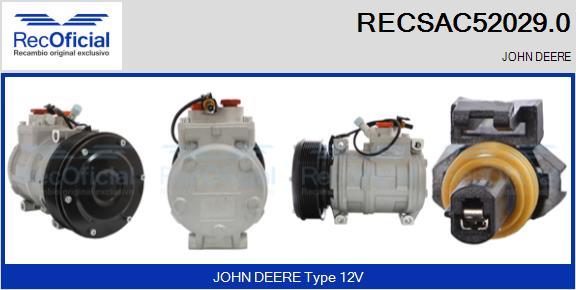 RECOFICIAL RECSAC52029.0 - Compresseur, climatisation cwaw.fr