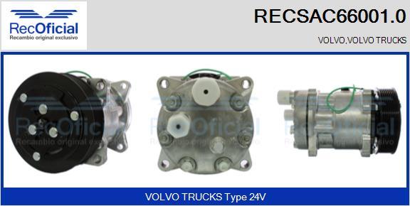 RECOFICIAL RECSAC66001.0 - Compresseur, climatisation cwaw.fr