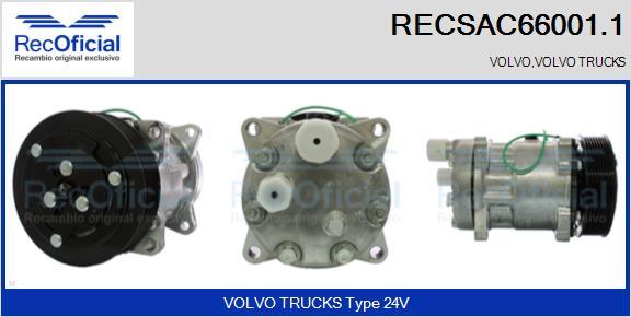 RECOFICIAL RECSAC66001.1 - Compresseur, climatisation cwaw.fr