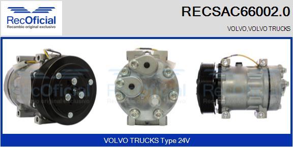 RECOFICIAL RECSAC66002.0 - Compresseur, climatisation cwaw.fr