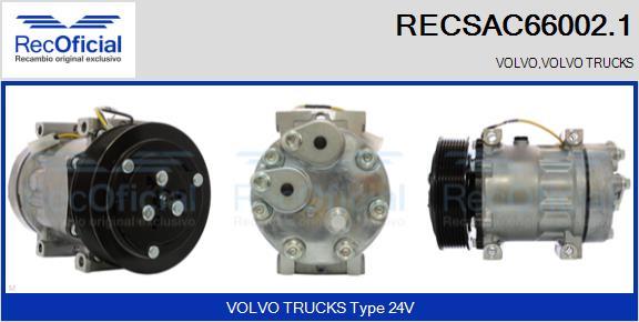 RECOFICIAL RECSAC66002.1 - Compresseur, climatisation cwaw.fr