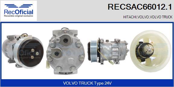 RECOFICIAL RECSAC66012.1 - Compresseur, climatisation cwaw.fr