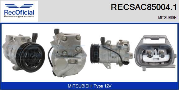 RECOFICIAL RECSAC85004.1 - Compresseur, climatisation cwaw.fr