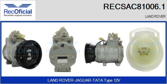 RECOFICIAL RECSAC81006.1 - Compresseur, climatisation cwaw.fr