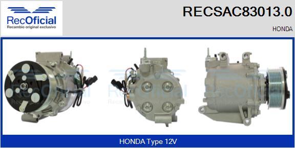 RECOFICIAL RECSAC83013.0 - Compresseur, climatisation cwaw.fr