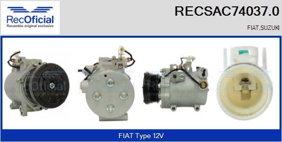 RECOFICIAL RECSAC74037.0 - Compresseur, climatisation cwaw.fr