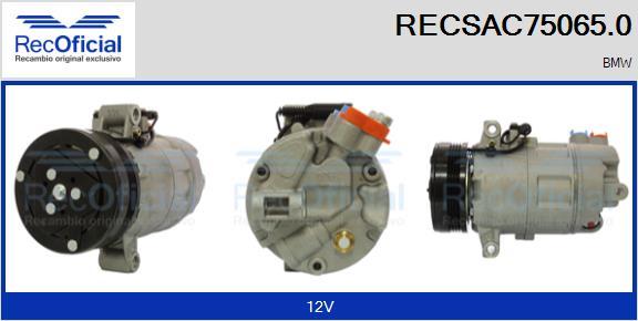 RECOFICIAL RECSAC75065.0 - Compresseur, climatisation cwaw.fr