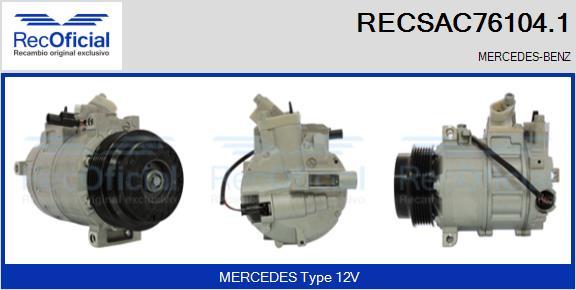 RECOFICIAL RECSAC76104.1 - Compresseur, climatisation cwaw.fr