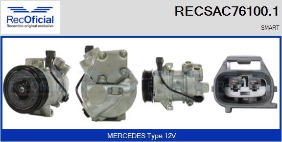 RECOFICIAL RECSAC76100.1 - Compresseur, climatisation cwaw.fr