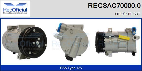 RECOFICIAL RECSAC70000.0 - Compresseur, climatisation cwaw.fr