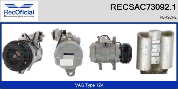 RECOFICIAL RECSAC73092.1 - Compresseur, climatisation cwaw.fr