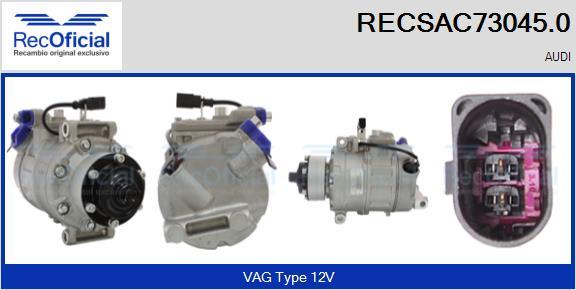 RECOFICIAL RECSAC73045.0 - Compresseur, climatisation cwaw.fr