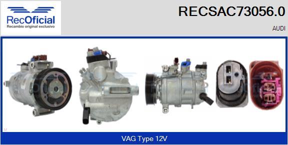 RECOFICIAL RECSAC73056.0 - Compresseur, climatisation cwaw.fr