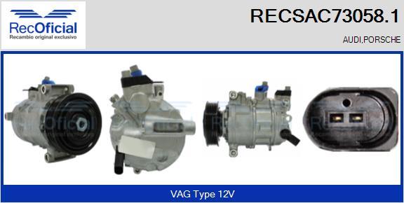 RECOFICIAL RECSAC73058.1 - Compresseur, climatisation cwaw.fr