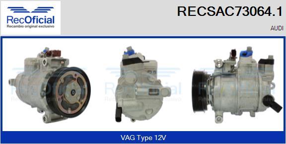 RECOFICIAL RECSAC73064.1 - Compresseur, climatisation cwaw.fr