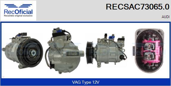 RECOFICIAL RECSAC73065.0 - Compresseur, climatisation cwaw.fr