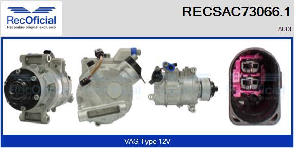 RECOFICIAL RECSAC73066.1 - Compresseur, climatisation cwaw.fr