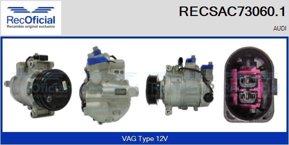 RECOFICIAL RECSAC73060.1 - Compresseur, climatisation cwaw.fr