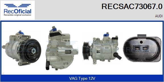 RECOFICIAL RECSAC73067.0 - Compresseur, climatisation cwaw.fr