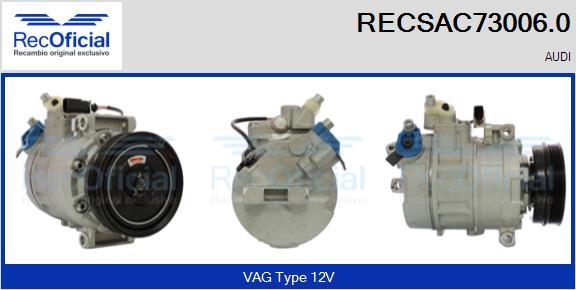 RECOFICIAL RECSAC73006.0 - Compresseur, climatisation cwaw.fr