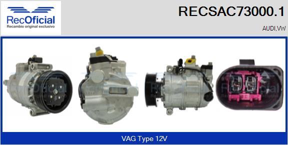 RECOFICIAL RECSAC73000.1 - Compresseur, climatisation cwaw.fr