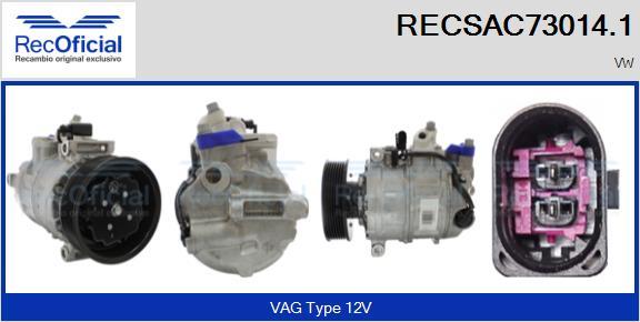 RECOFICIAL RECSAC73014.1 - Compresseur, climatisation cwaw.fr