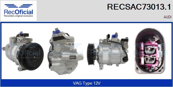 RECOFICIAL RECSAC73013.1 - Compresseur, climatisation cwaw.fr