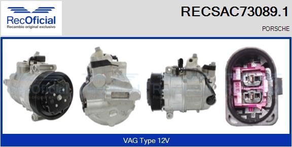 RECOFICIAL RECSAC73089.1 - Compresseur, climatisation cwaw.fr