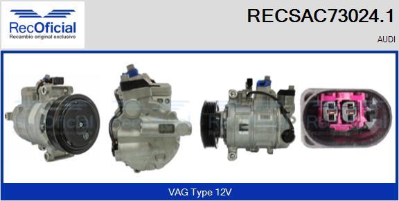 RECOFICIAL RECSAC73024.1 - Compresseur, climatisation cwaw.fr