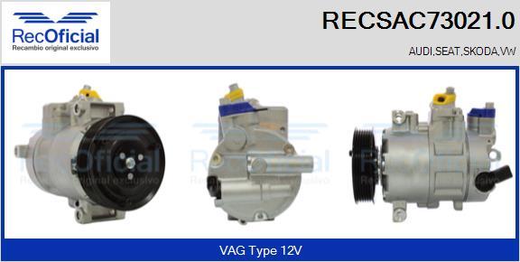 RECOFICIAL RECSAC73021.0 - Compresseur, climatisation cwaw.fr