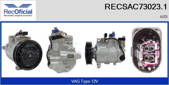 RECOFICIAL RECSAC73023.1 - Compresseur, climatisation cwaw.fr