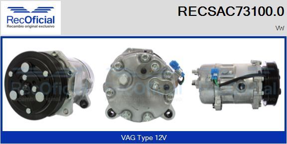 RECOFICIAL RECSAC73100.0 - Compresseur, climatisation cwaw.fr