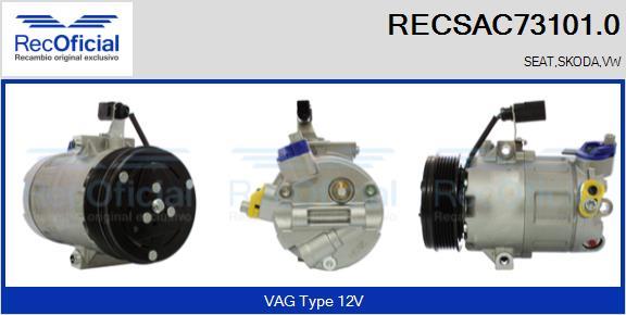 RECOFICIAL RECSAC73101.0 - Compresseur, climatisation cwaw.fr