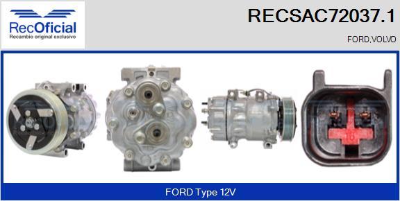 RECOFICIAL RECSAC72037.1 - Compresseur, climatisation cwaw.fr