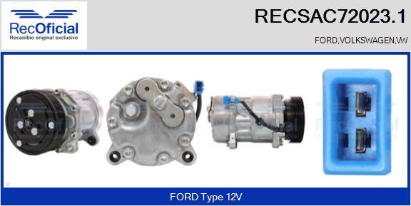 RECOFICIAL RECSAC72023.1 - Compresseur, climatisation cwaw.fr