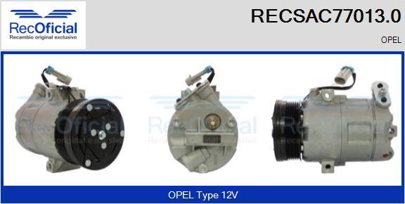 RECOFICIAL RECSAC77013.0 - Compresseur, climatisation cwaw.fr