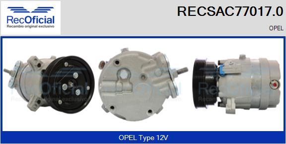 RECOFICIAL RECSAC77017.0 - Compresseur, climatisation cwaw.fr