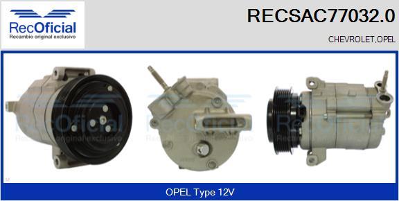 RECOFICIAL RECSAC77032.0 - Compresseur, climatisation cwaw.fr