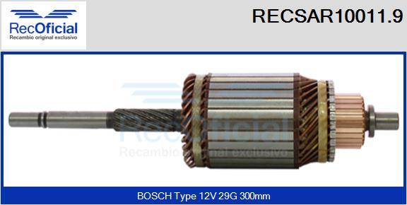 RECOFICIAL RECSAR10011.9 - Induit, démarreur cwaw.fr