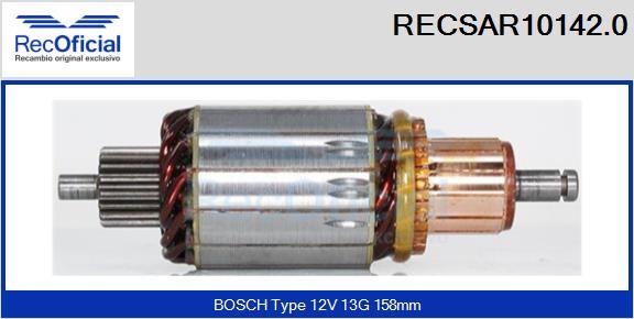 RECOFICIAL RECSAR10142.0 - Induit, démarreur cwaw.fr